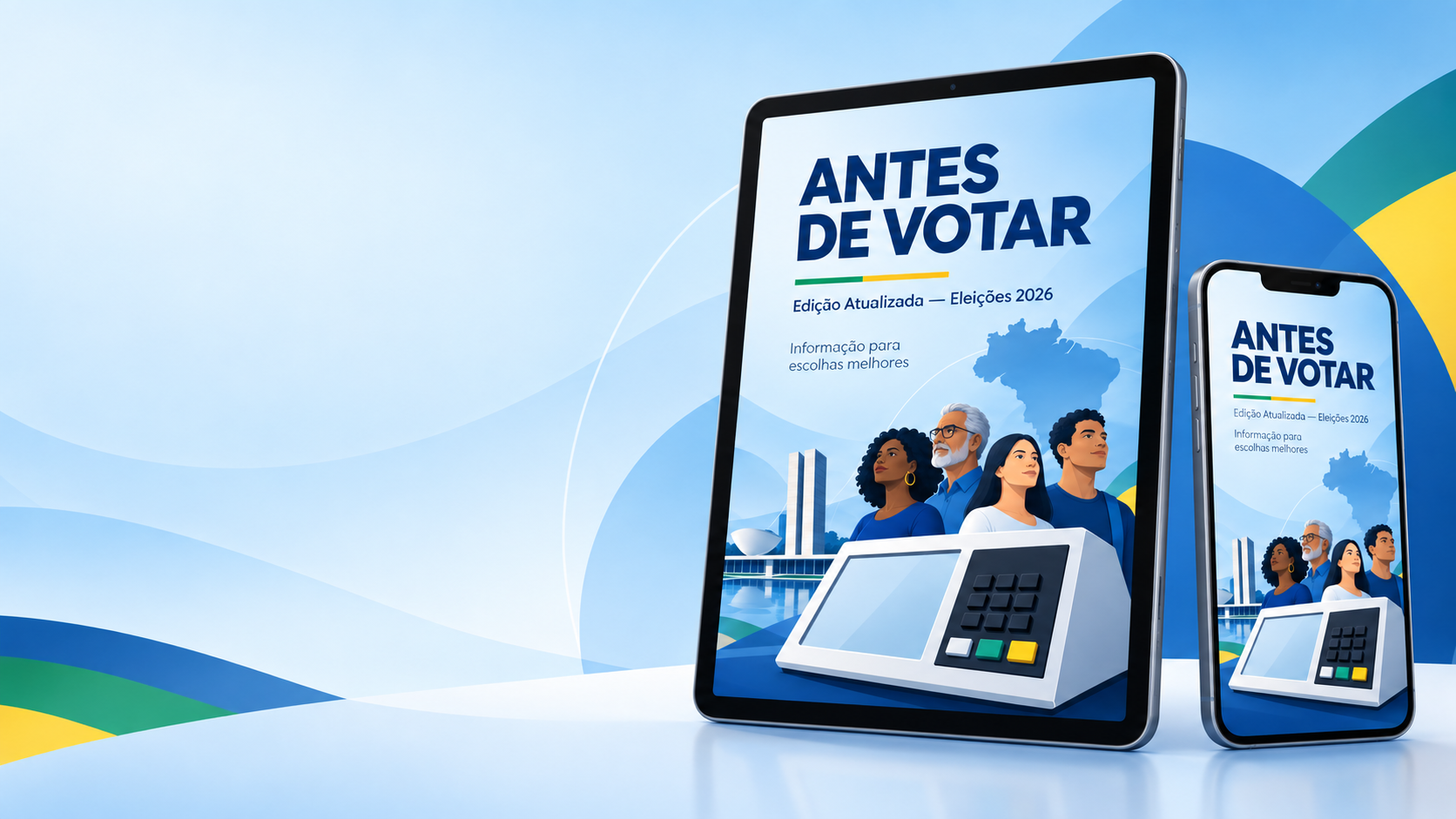 E-book Antes de Votar em tablet e celular
